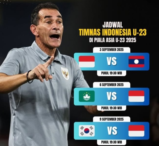 Ilustrasi jadwal Timnas Indonesia U-23. [Instagram]